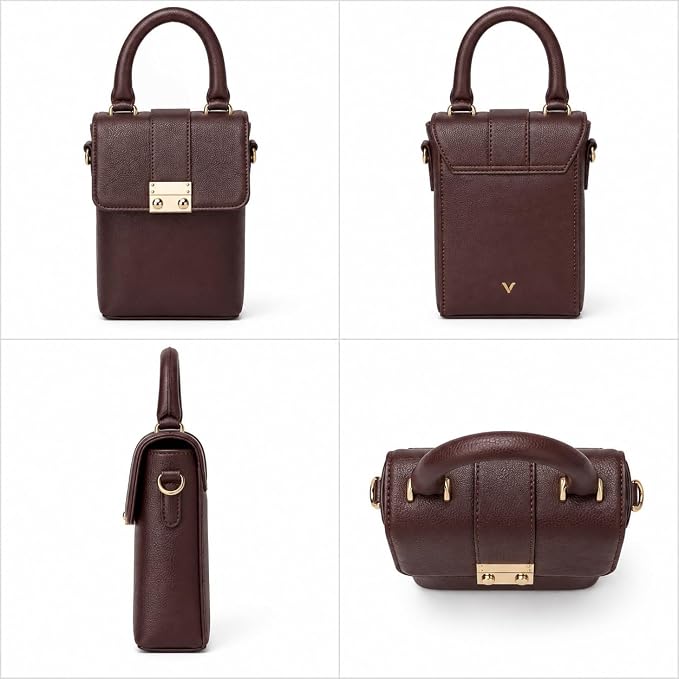 Box Sling Bag Brown