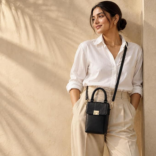 Box Sling Bag Black