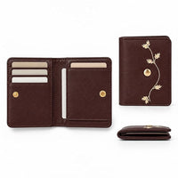 Box Sling Bag with Mini Wallet (Brown)