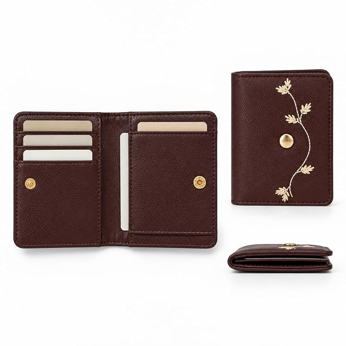 Box Sling Bag with Mini Wallet (Brown)