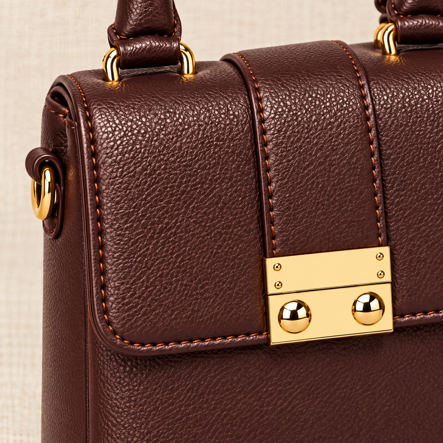 PEBBLED VEGAN LEATHER