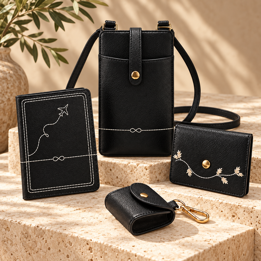 Black Vegan Leather